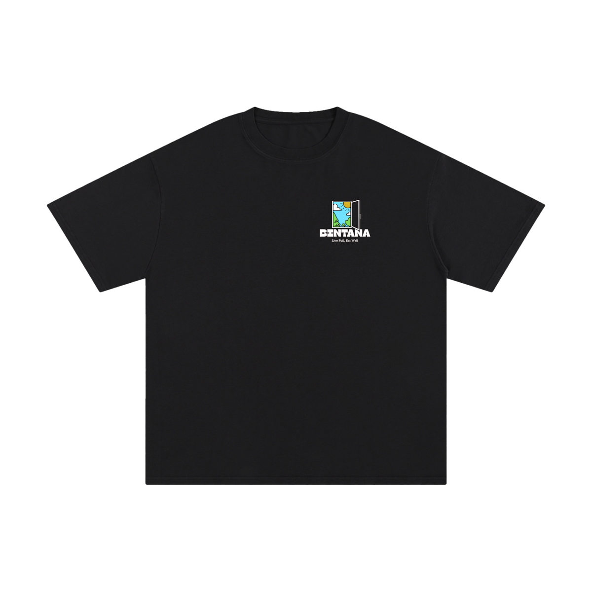 Cotton T - Sky Blue Logo | Bintana