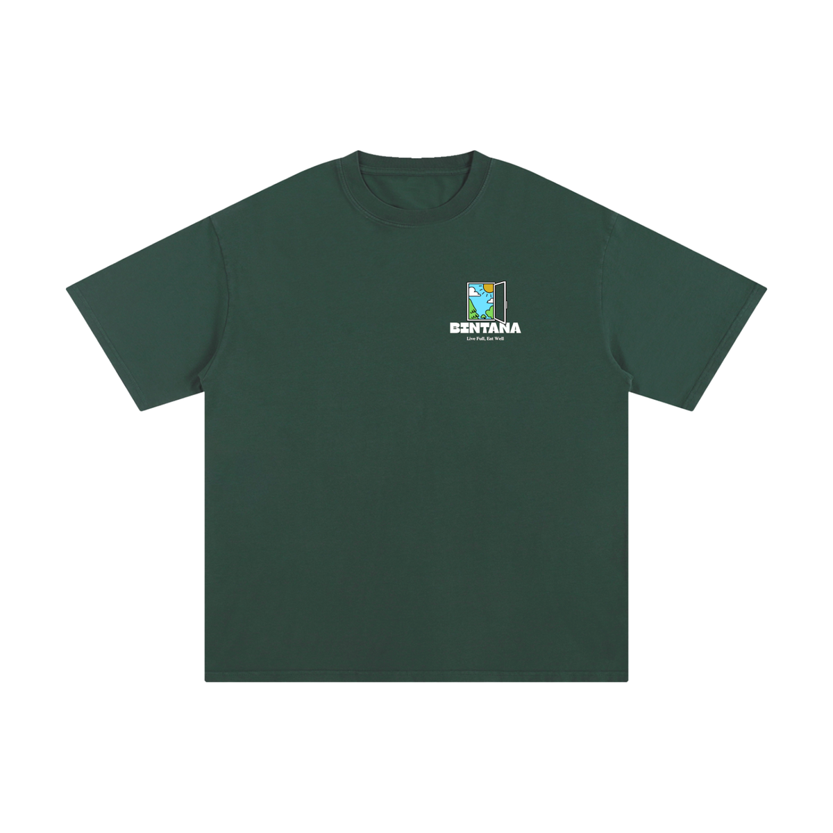 Cotton T - Sky Blue Logo | Bintana